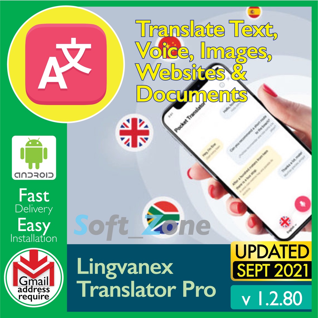 

Lngvnx Trnsltr Pr v1.2.80 Trnslt Txt, Vc, Imgs - [SmrtPhn - Andrd] - Dgtl Dwnld