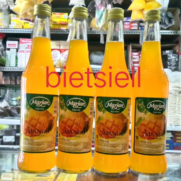 

marjan squash mangga 450 ml 12 btl/krt (gosend/grab)