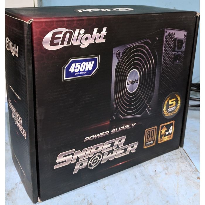 Power Supply Enlight 450W 80+ BRONZE - Sniper Power