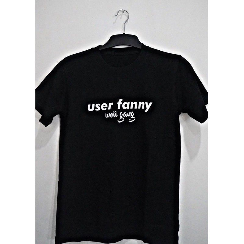 Kaos User Fanny Black Skylark / Kaos Woii Gang Premium / Kaos Mobile Legend