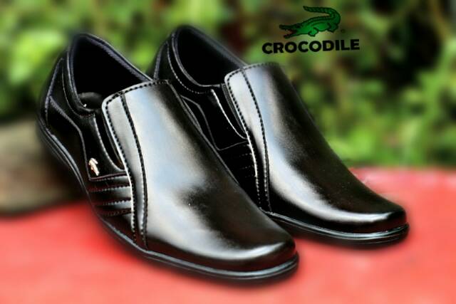 Cod Siap Kirim Sepatu Pria Crocodile Pantopel / Kerja Formal Kantoran Murah.,.09