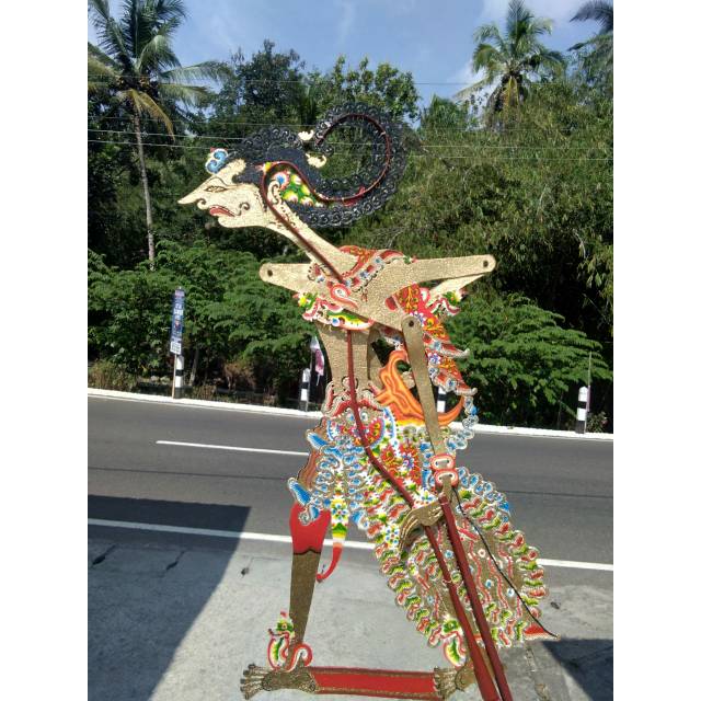 Wayang kulit asli wisanggeni rapek
