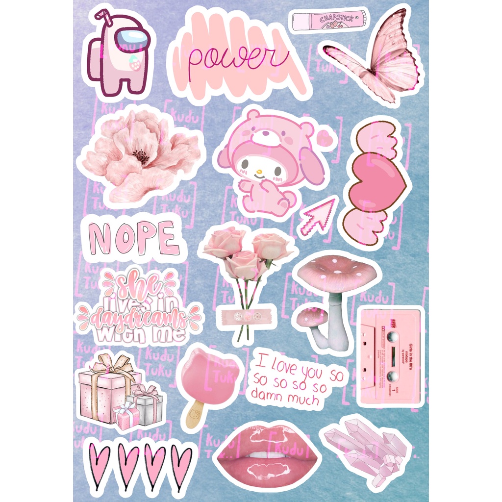

STKR STICKER Aesthetic B / STICKER laptop