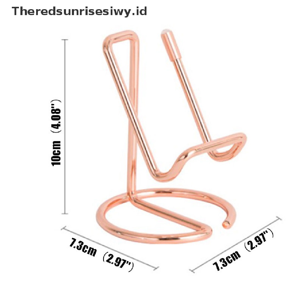 (Theredsunrisesiwy.Id) Stand Display Handphone / Tablet Bahan Besi Tempa Gaya Nordic