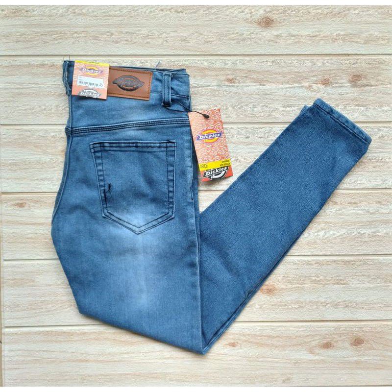 CELANA JEANS SLIMFIT PANJANG BAHAN MELAR/NGARET