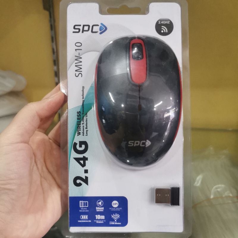 Mouse Wireless komputer laptop SPC SMW-10