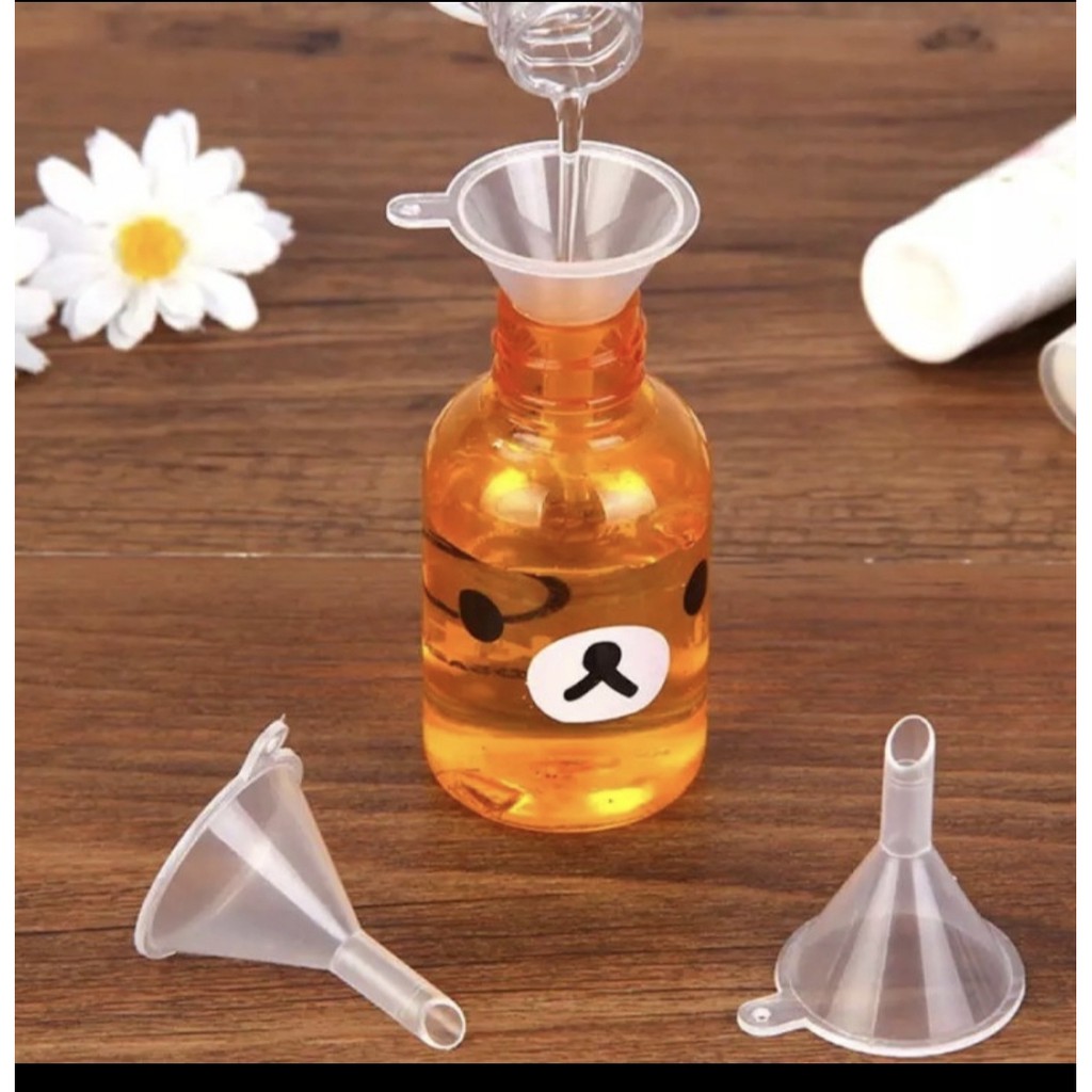 1 pcs Corong Mini TRANSPARAN Parfume Oil Essential Small Funnels Murah