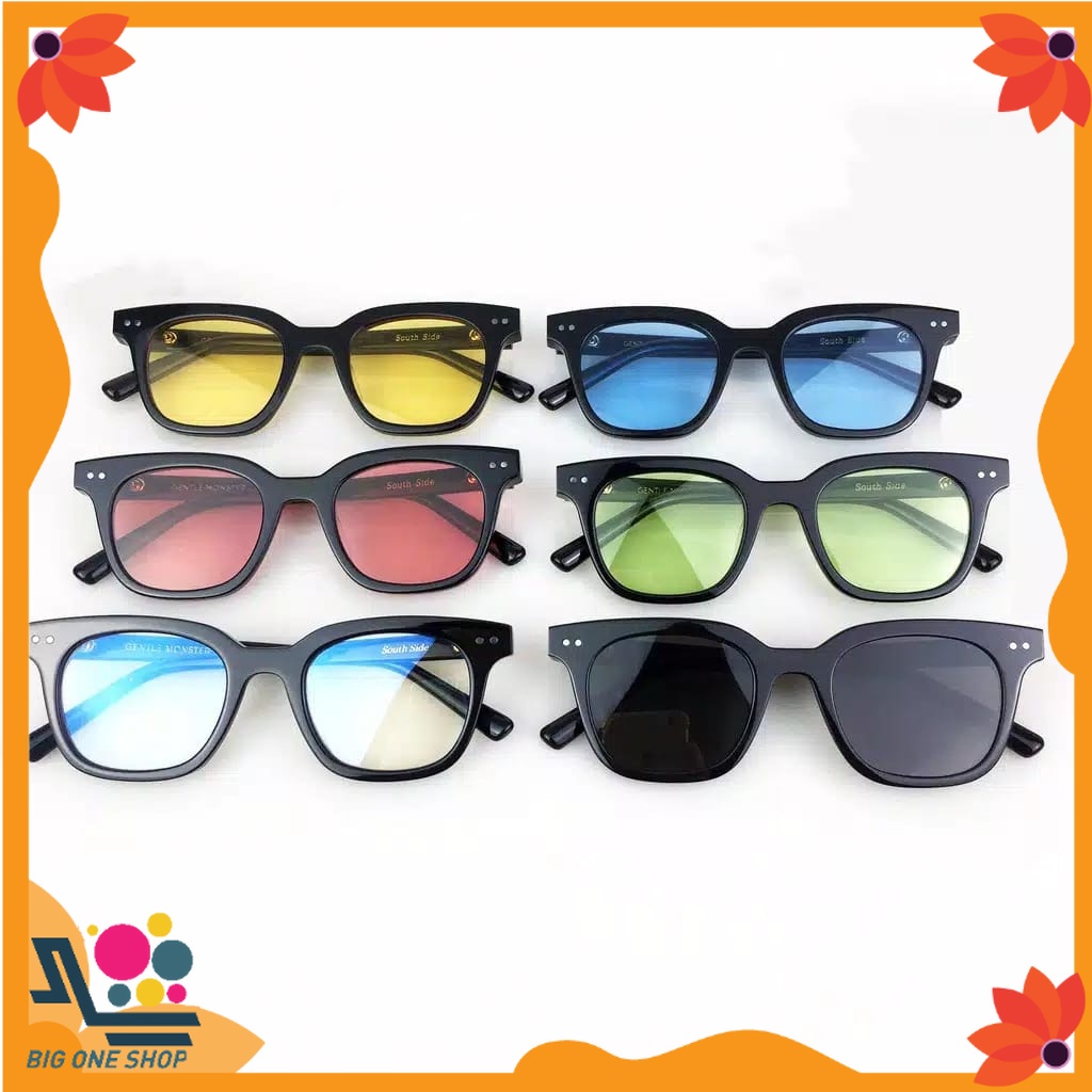 Kacamata Candy Color Hitam Wanita/Pria Kekinian Sunglasses Korean Fashion Small