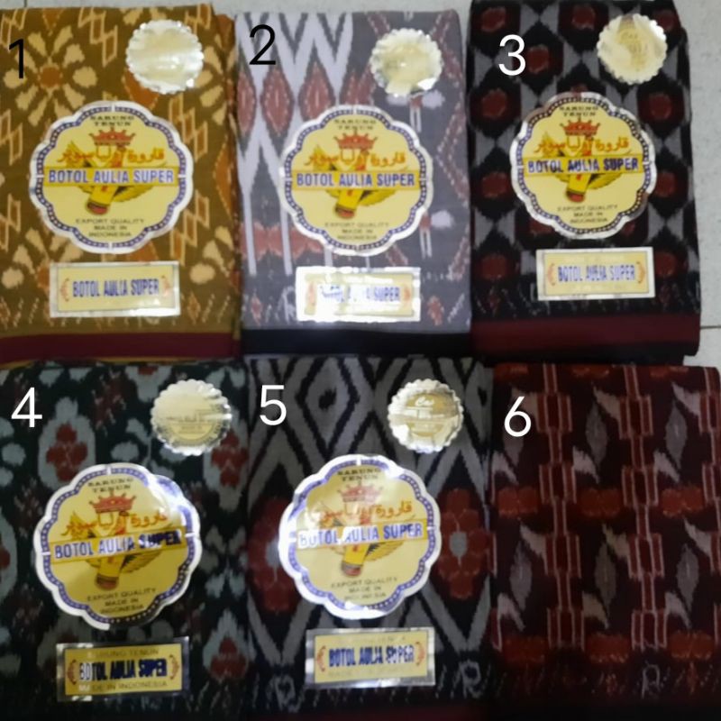 SARUNG GOYOR BOTOL AULIA SUPER /SARUNG TENUN