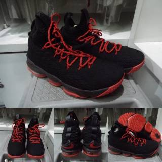 black and red lebron 15