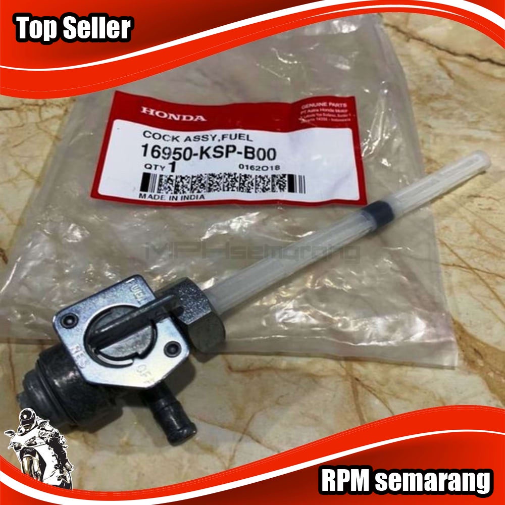 KERAN BENSIN KRAN BENSIN fuel cock Assy Honda MEGA PRO NEW monoshock Original KODE 16950 KSP B00