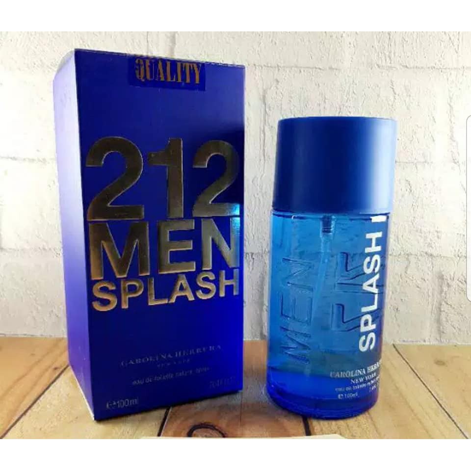 parfum ori ch 212 splash men 100ml (unbox)