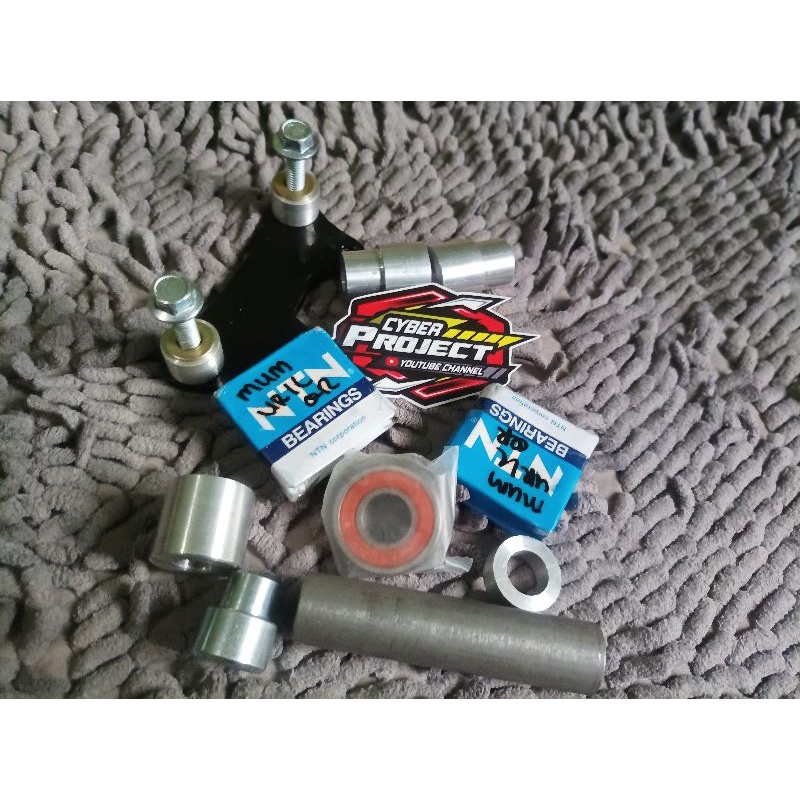 boshing set depan belakang velg sonic pnp new cb150r Rcb vrossi braket