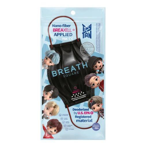 Masker BTS BREATH TinyTAN SQUARE