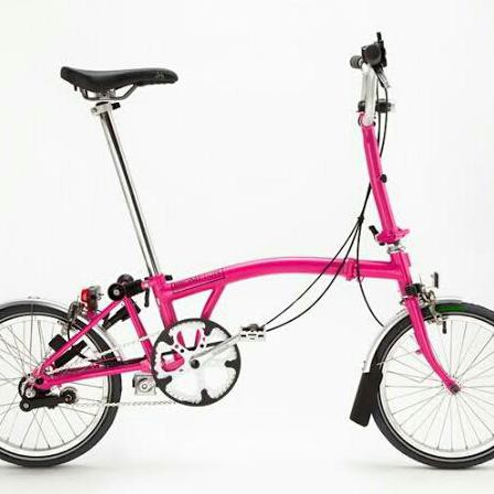 Ready Sepeda Lipat Brompton M6L Hot Pink Original