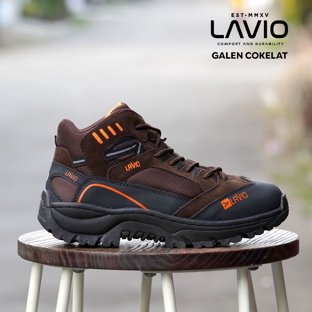 sepatu safety BOOTS BIG SIZE JUMBO Lavio Galen terlaris original Pria