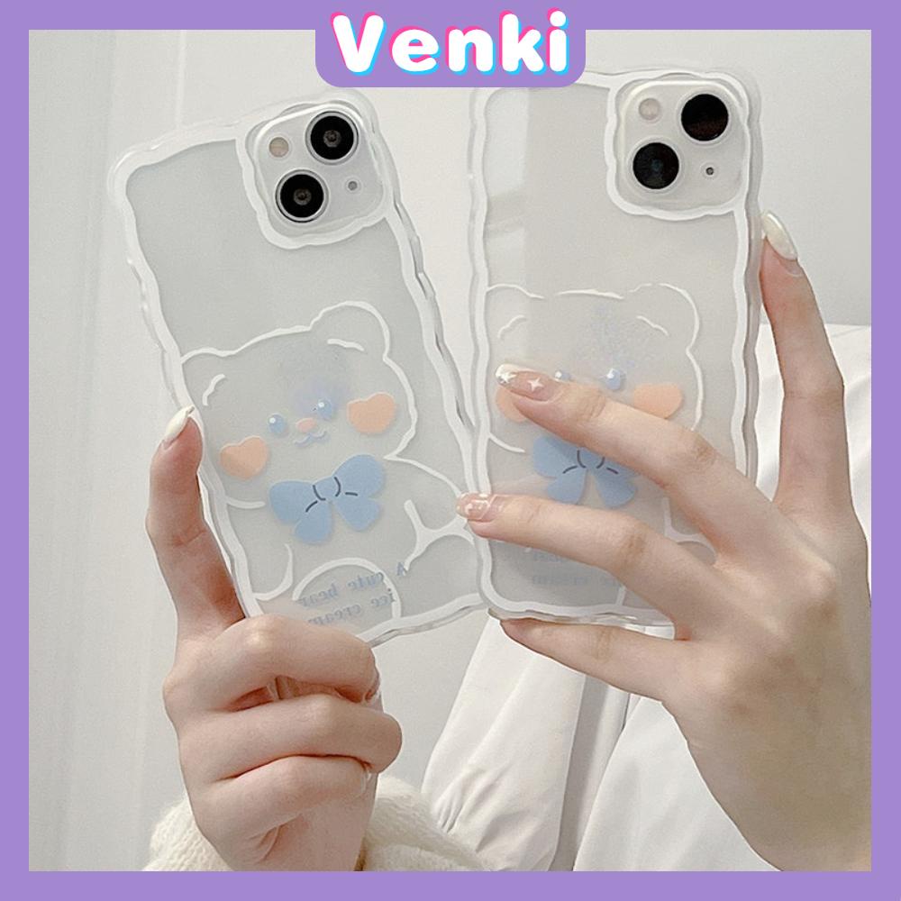 iPhone Case Silicone Soft Case Clear Case Airbag Shockproof Camera Cover Protection Cartoon Cute Bear Compatible For iPhone 11 iPhone 13 Pro Max iPhone 12 Pro Max iPhone 7 Plus