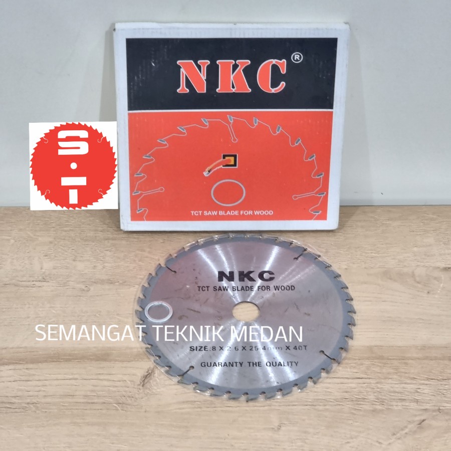 8" 8 MATA PISAU GERGAJI POTONG KAYU CIRCULAR SAW 40T 40 T 8X40T NKC