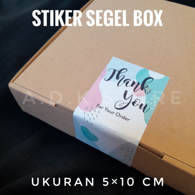 

[5 pcs] STIKER SEGEL BOX