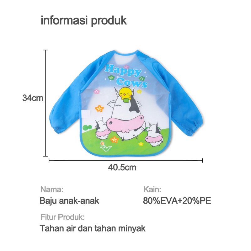 Baby Bib/Bib bayi tahan air/ Clemek Makan Bayi Anti Air/Celemek baju bayi/Bib anak-anak/Celemek bayi EVA  L303