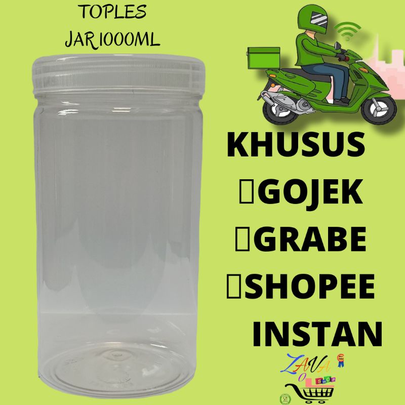 Toples 1000ml Toples Tabung 1000ml Toples Jar1000ml