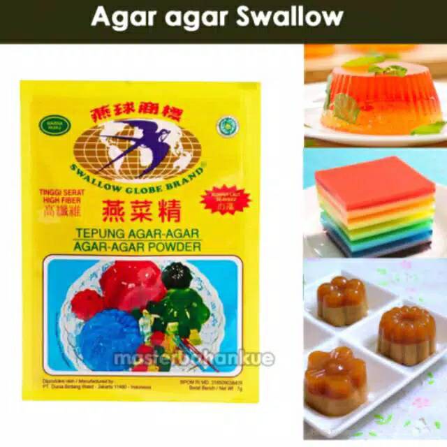 

Agar-agar swallow agar swallow agar2 sriti bubuk agar-agar