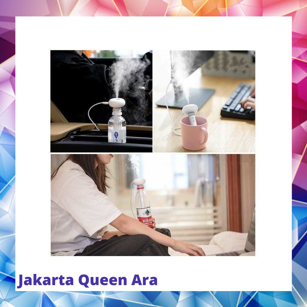 Taffware Humi Air Humidifier Ultrasonic Portable Celup - HUMI K-J02