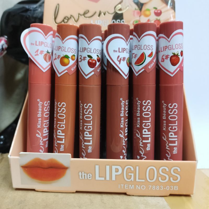 Per 6 Pcs | Lip Gloss Love me Nude fruit