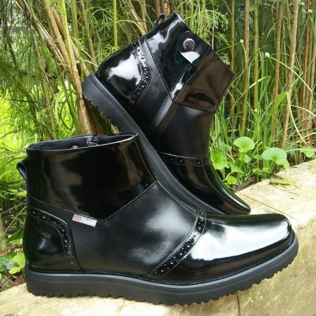 SEPATU PDH PRIA KULIT SAPI ASLI MERK MR MASTER SEPATU PDH TNI POLRI SECURITY SATPAM SEPATU KANTOR