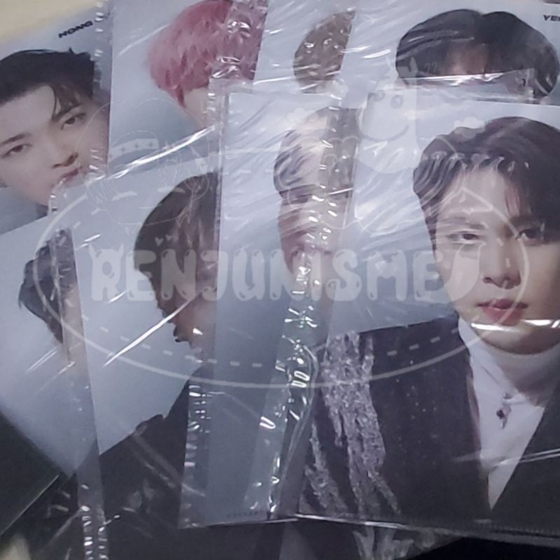 [READY] FAMILYMART FAMILY MART FAMIMA CLEARFILE CLEAR FILE ATEEZ YEOSANG YEO YUNHO WOOYOUNG WUYO WOO