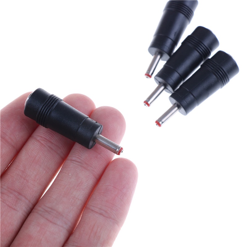 (LUCKID) 4pcs Adapter Power DC 3.5x1.35mm Male Ke 5.5x2.1mm Female