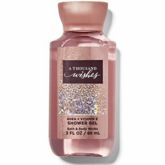 Bath & Body Works BBW A THOUSAND WISHES Travel Size Shower Gel 88 ml