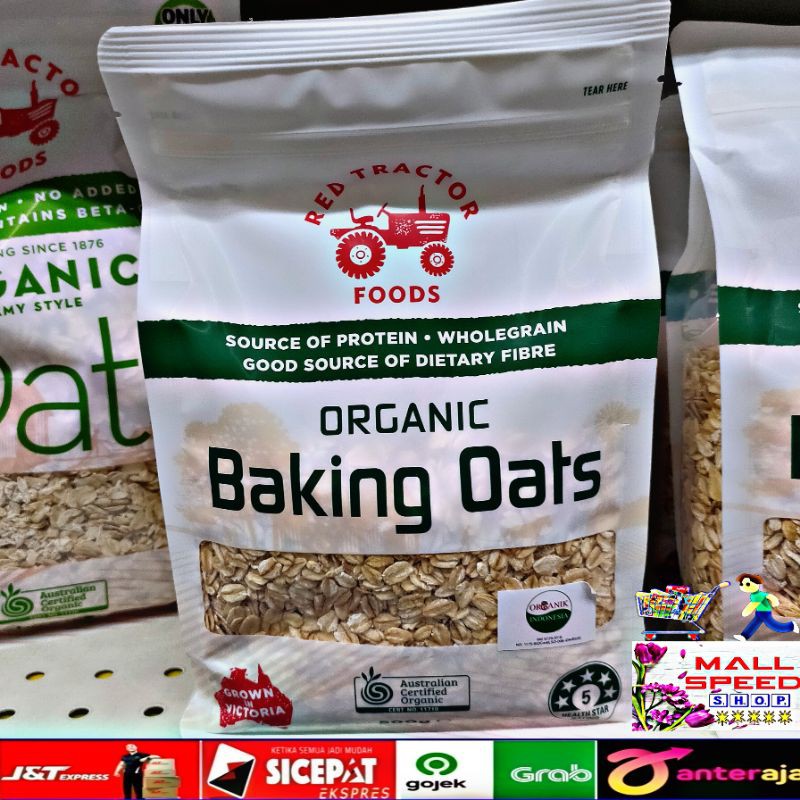 

RED TRACTOR ORGANIC BAKING OATS 500GR