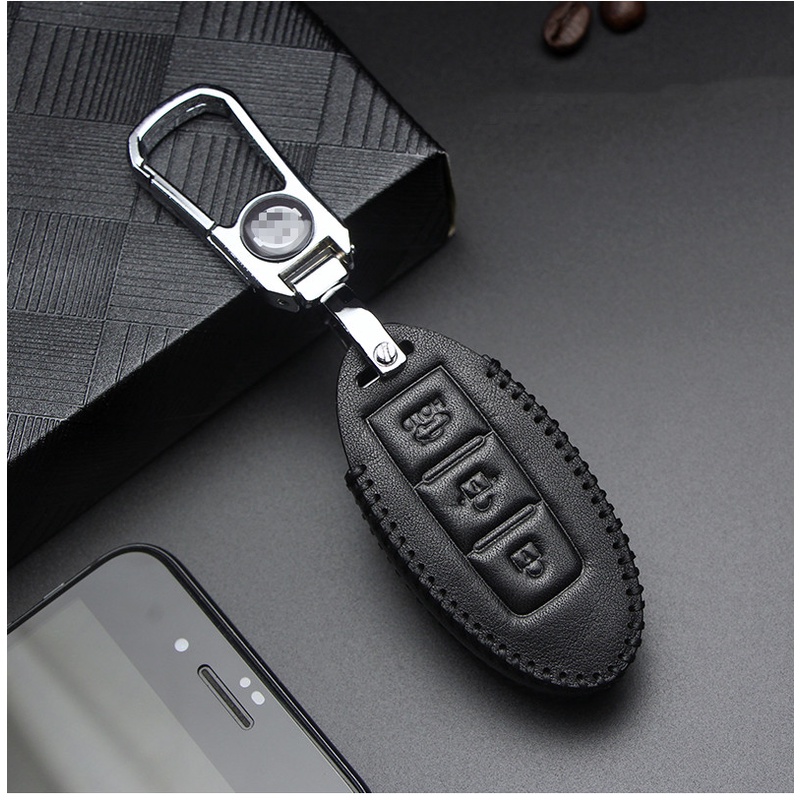 Nissan Serena / Elgrand (C26 / C27) keyless remote car key leather case cover