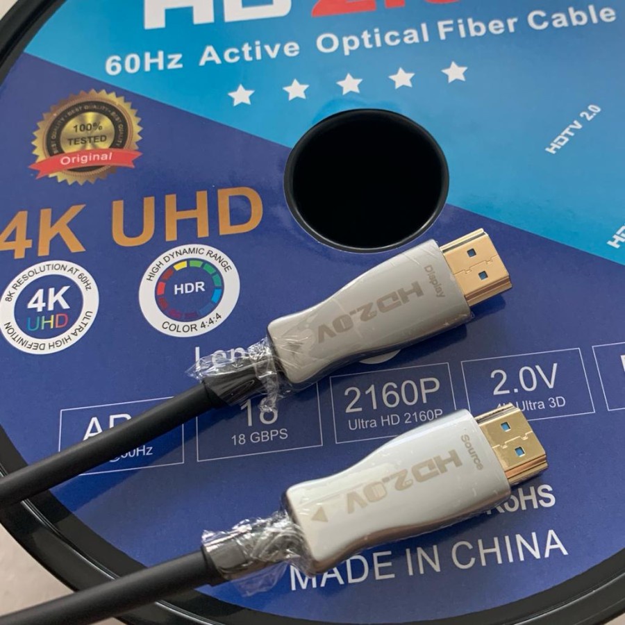 Kabel HDTV VACOTEK 4K Active Optical Fiber 30 meter-Cable HDTV 30M