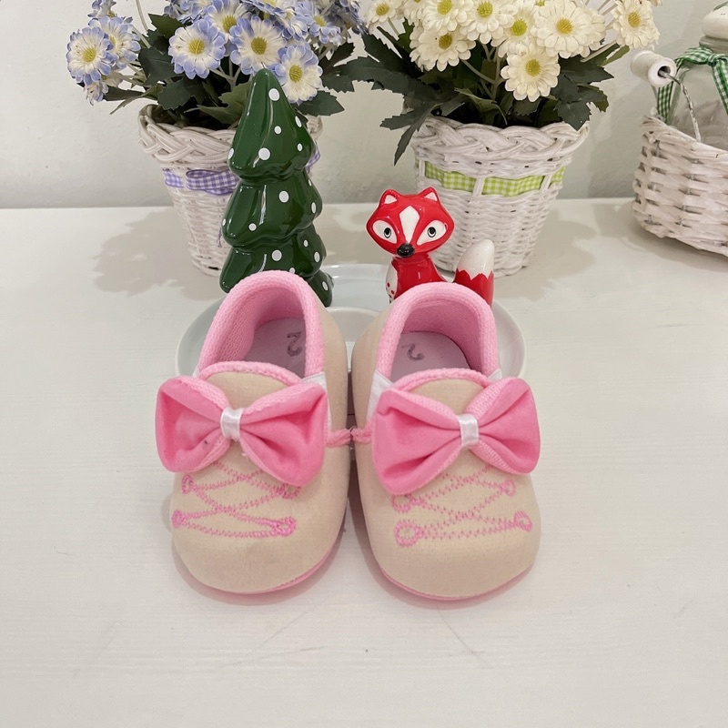 Sepatu Bayi PREWALKER Ribbon Murah (Jane Adell)