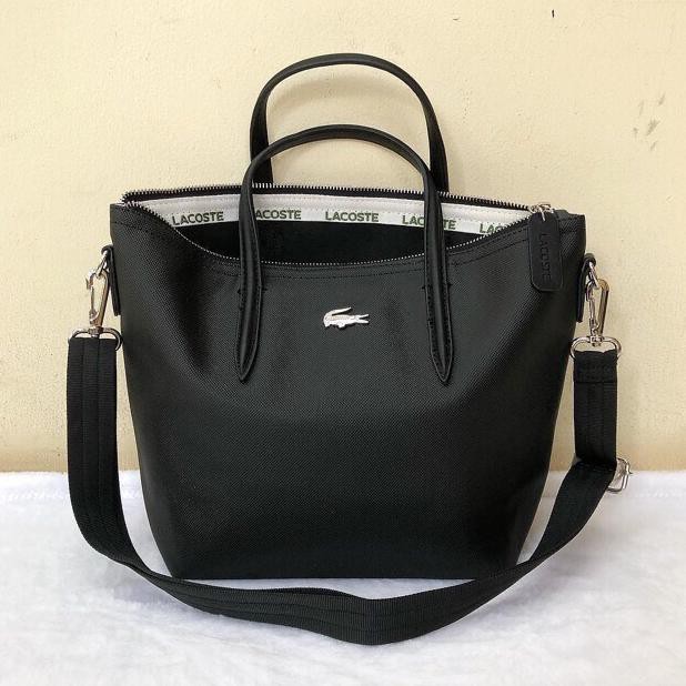 Gaya Tote Bag Lacoste Tas Wanita Original Import Terbatas