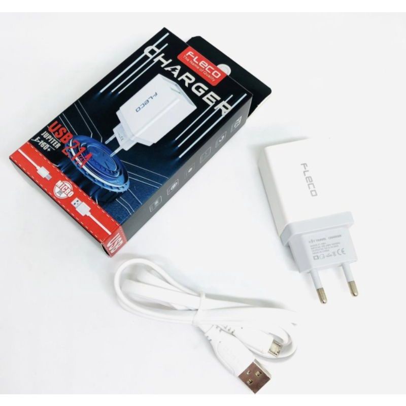 Travel Charger Fleco F-160 Casan Fleco F160 F-160+ 1Usb 2.1A USB Android Micro