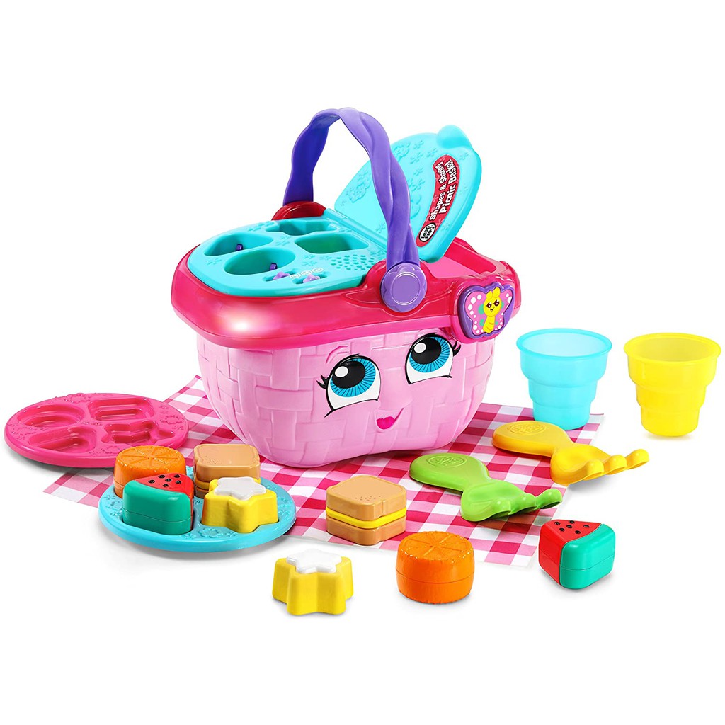 Leap Frog Shapes and Sharing Picnic Basket Mainan Edukasi Bentuk Warna