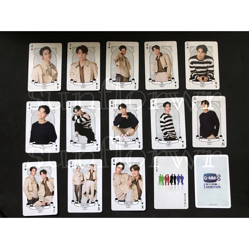 Playing Card GMM Exhibition khusus brightwin