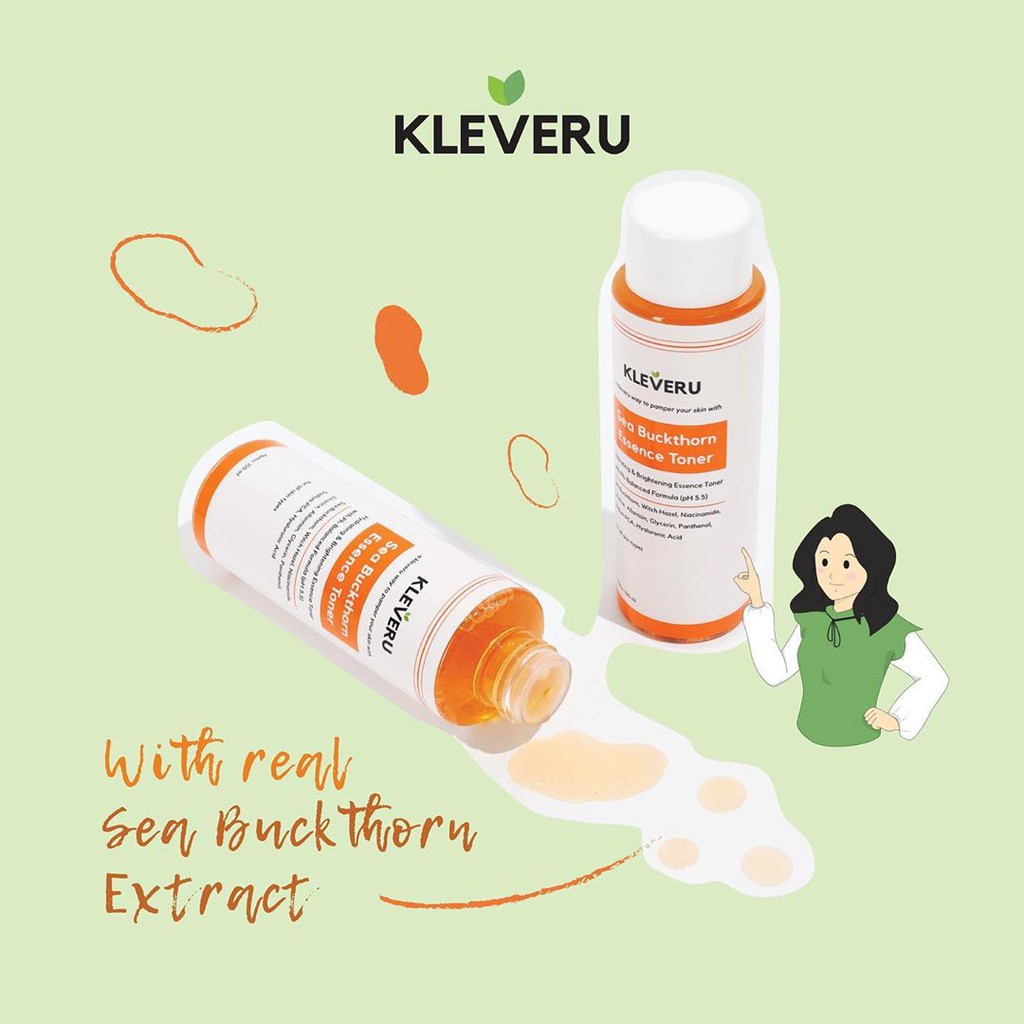 LOVAYAKU - KLEVERU Sea Buckthorn Essence Toner / KLEVERU TONER