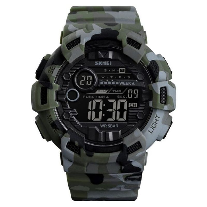 JAM TANGAN PRIA SKMEI ORIGINAL 1472 CAMO ARMY DORENG WATERRESIST BERENANG