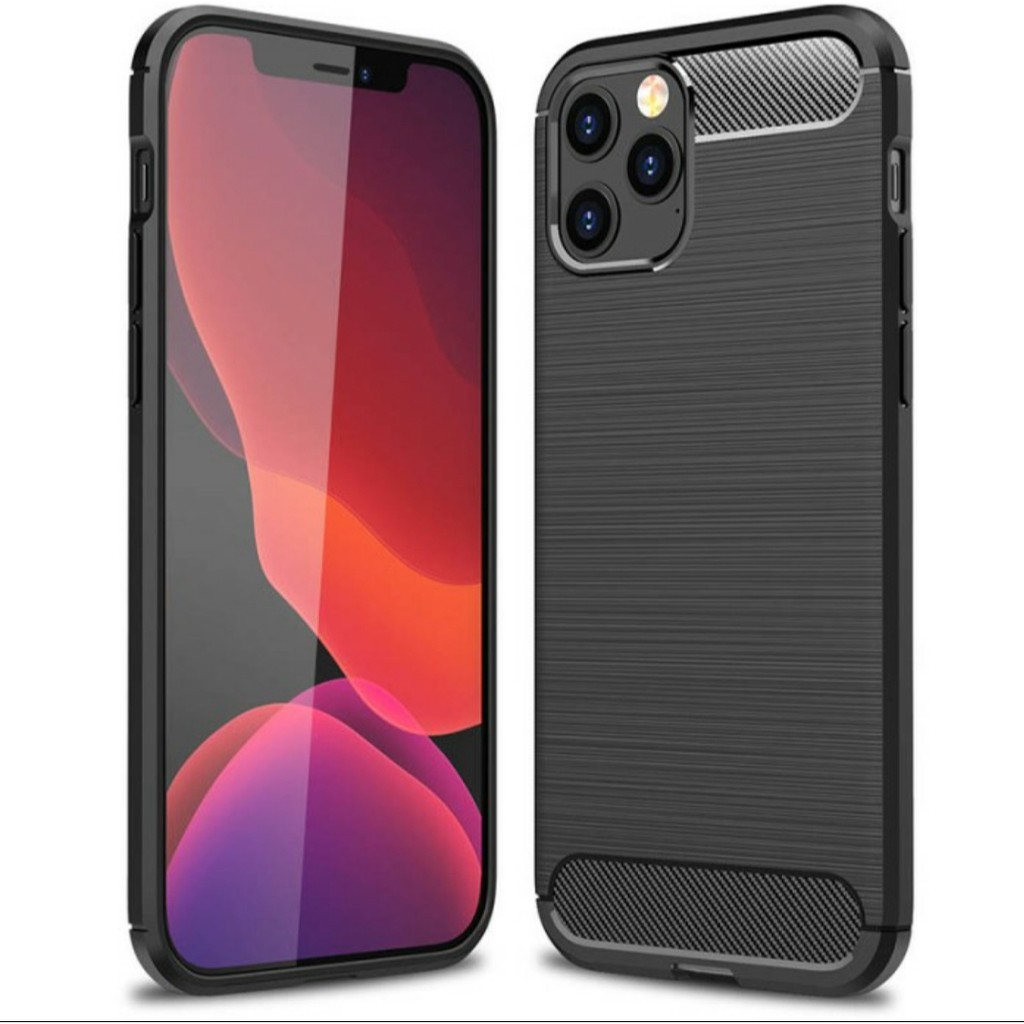 Silicone Carbon Fiber IPHONE X XR XS MAX 11 12 12 MINI 11 12 PRO MAX case cover casing