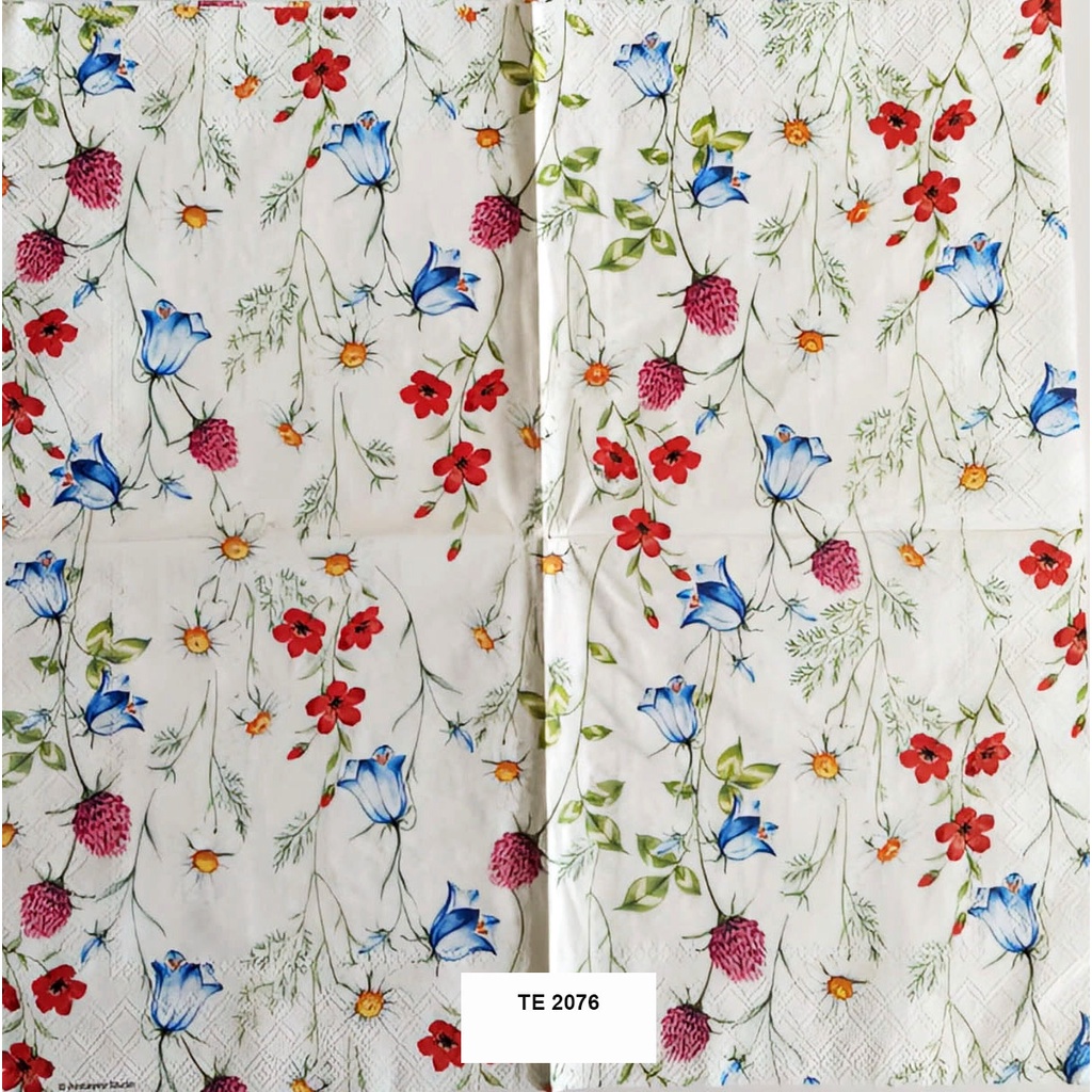 Tisu Napkin Kerajinan  Decoupage  Eropah  33X33 CM TE 2076 TTS