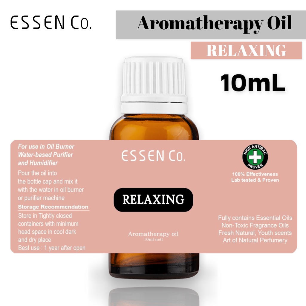 Essen Co Relaxing Essential Oil Aromatherapy Pengharum Pewangi Ruangan Aromaterapi 10ml