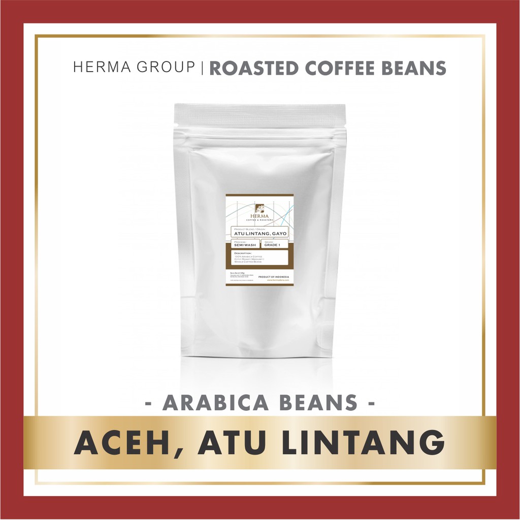 

Aceh Gayo Atu Lintang Arabica Roasted Beans Coffee 500gr