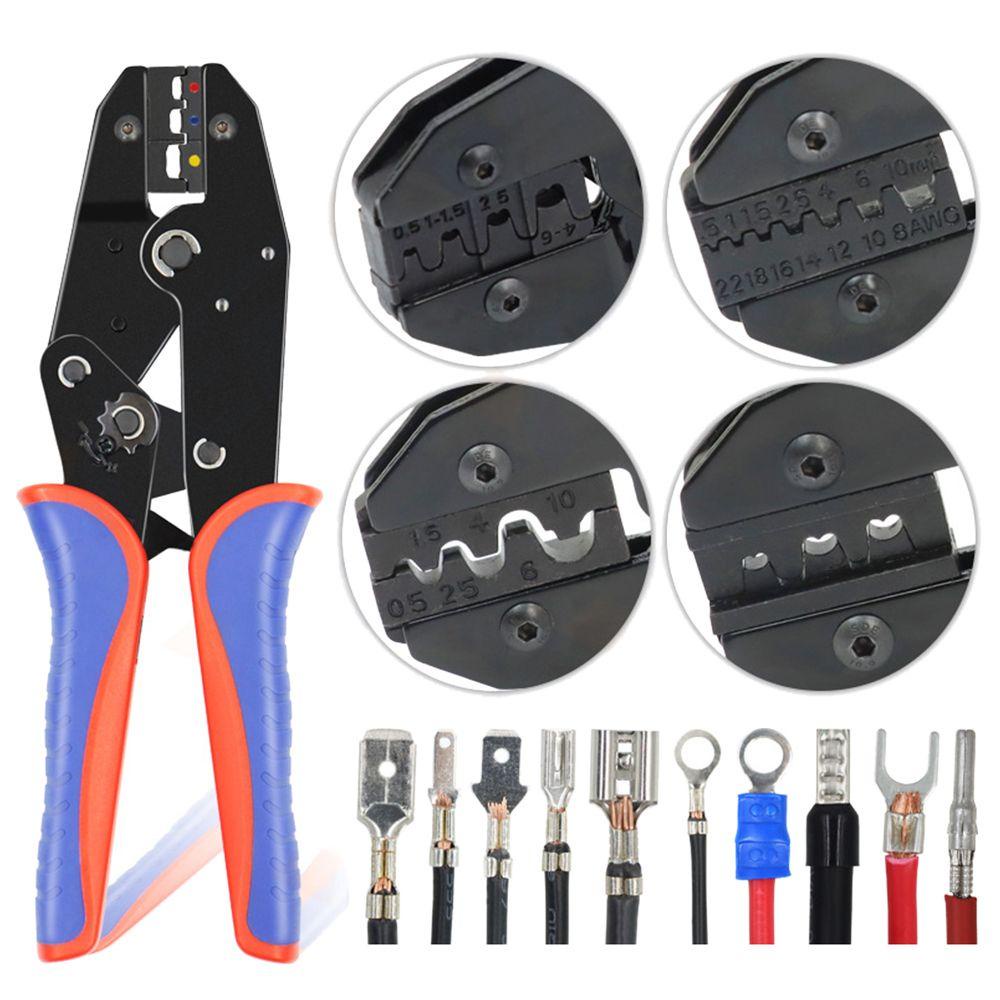 Chookyy Ferrule Crimp Sets Manual Multifungsi Alat Crimper Kawat Terminal Ferrule Crimper Plier Tang Crimping Tang Jaws