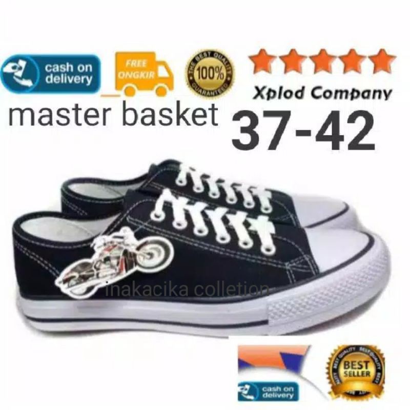 Sepatu sekolah master basket boot pendek  Promo original