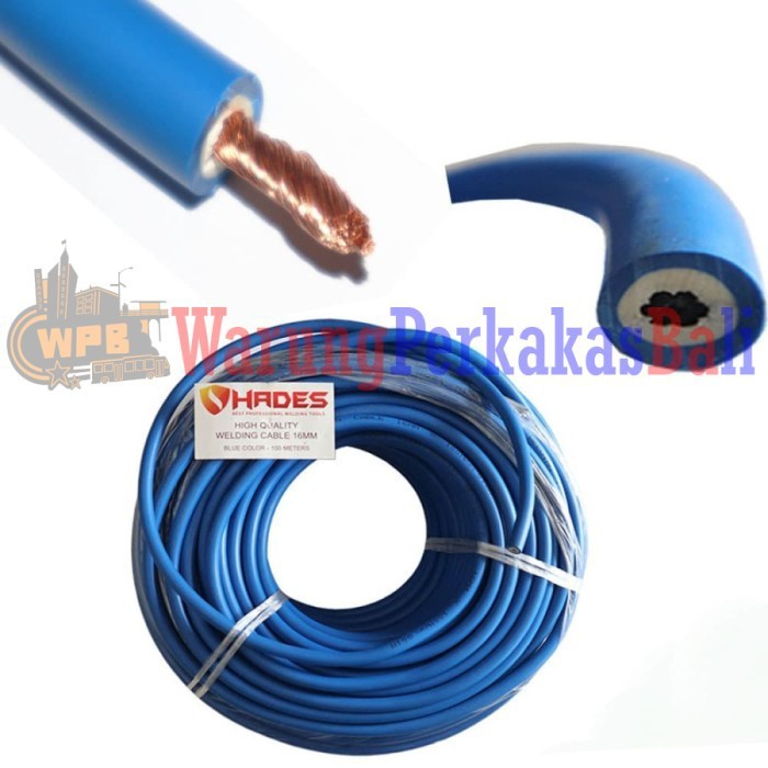 Iwa Welding Cable Kabel Las Full Tembaga Hades 16mm dan 25mm eceran per meter