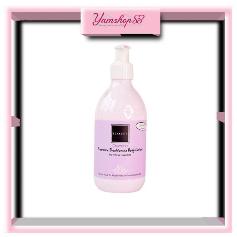 ☀️ YAMSHOP88 ☀️ Scarlett Whitening Body Lotion Charming / Hand And Handbody Scarlet Murah Makassar